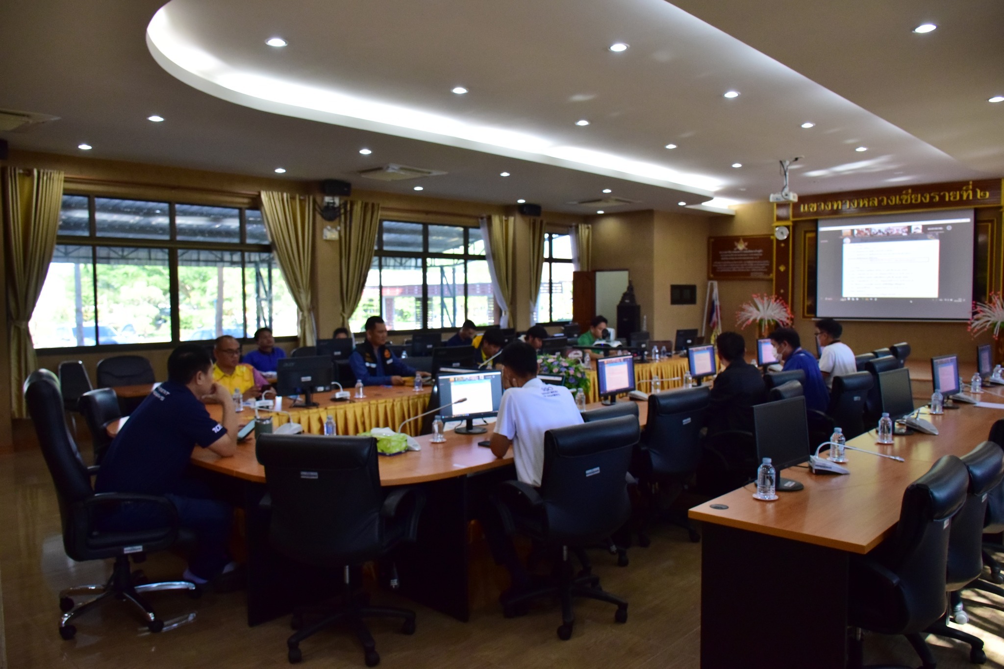 ประชุมการเตรียมความพร้อมการอำนวยความสะดวกและปลอดภัยช่วงเทศกาลปีใหม่ 2567